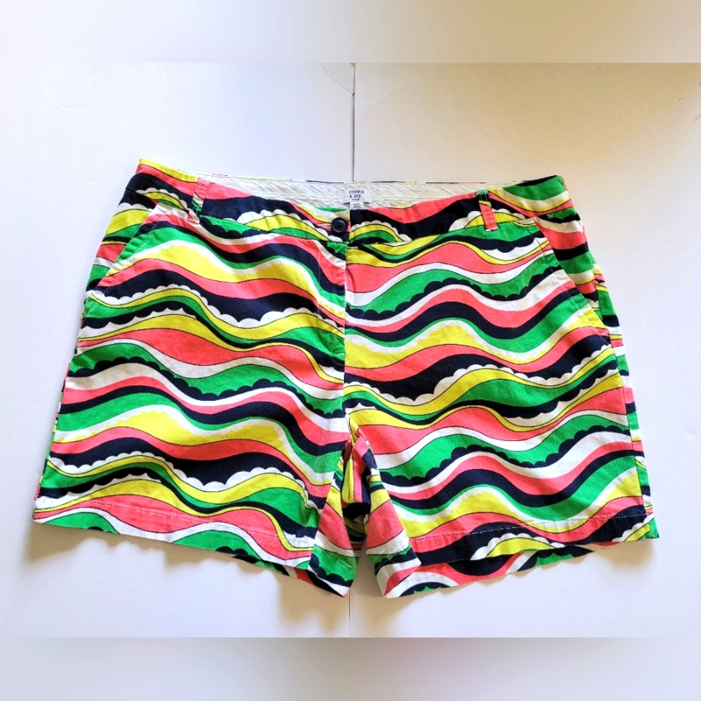 Crown & Ivy Multi Colored Shorts Size 18w